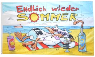 外贸货源Endlich wieder Sommer FLAG亚马逊WISH EBAY热卖