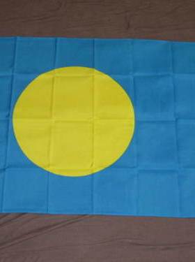 外贸帕劳共和国国旗REPUBLIC OF PALAU FLAG亚马逊WISH EBAY热卖