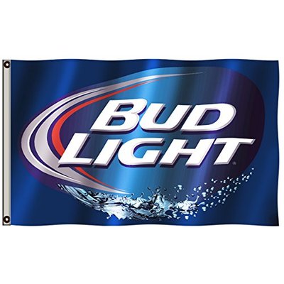 2But Budweiser Bud Light Beer Flag Banner亚马逊 WISH EBAY热