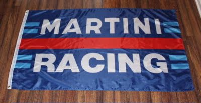 外贸货源马蒂尼赛车的旗帜Martini Racing Flag亚马逊WISH EBAY热