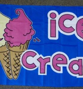 ICE CREAM FEET ADVERTISING BANNER SIGN  Flag亚马逊WISH EBAY
