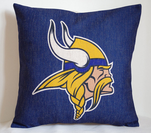 外贸球队明尼苏维京人球迷抱枕Minnesota Vikings pillowcase