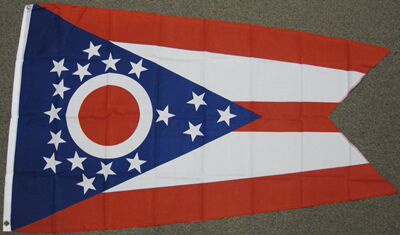 外贸货源OHIO STATE FLAG STATES OH FLAG亚马逊WISH EBAY热卖