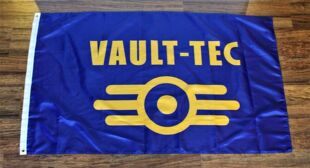 外贸货源Fallout Vault-Tec Corporate Logo Flag亚马逊WISH EBAY