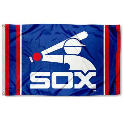 外贸货白袜NFL Chicago White Sox Vintage Flag亚马逊WISH EBAY