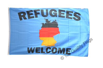 外贸货源Germany Refugees Welcome FLAG亚马逊WISH EBAY热卖