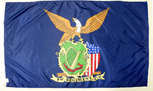 外贸货源9th Connecticut Irish Reg Historical FLAG WISH EBAY