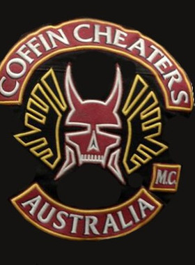 外贸Coffin Cheaters MC Motorcycle Club FLAG 亚马逊 WISH EBAY