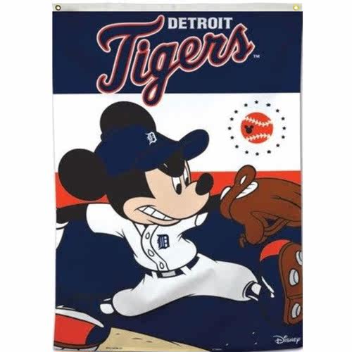 2018棒球底特律老虎队球迷旗帜MLB Detroit Tigers Flag