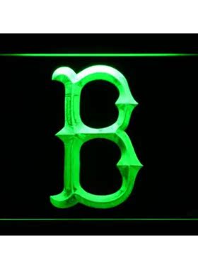 外贸Boston Red Sox 2 LED Neon Sign 波士顿红袜的霓虹灯
