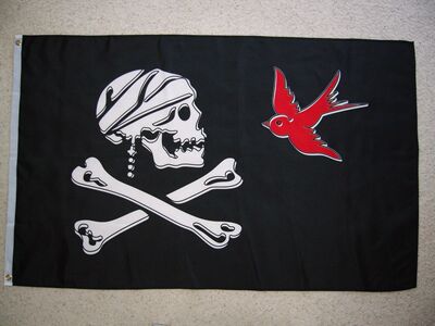 外贸货源Jolly Roger Pirate Jack Sparrow Flag亚马逊WISH EBAY
