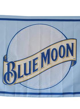 2But Blue Moon Flag Banner 3x5 Feet亚马逊 WISH EBAY热卖