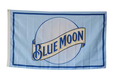 2But Blue Moon Flag Banner 3x5 Feet亚马逊 WISH EBAY热卖