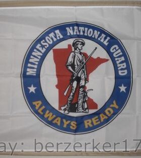 外贸旗帜Minnesota National Guard Always Ready Minutemen FLAG
