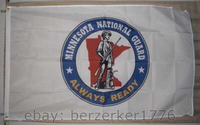 外贸旗帜Minnesota National Guard Always Ready Minutemen FLAG