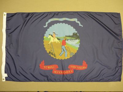 外贸货源5th Minnesota Infantry Regiment Historical FLAG