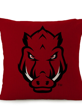 阿肯色高背猪大学抱枕纪念品Arkansas Razorbacks pillowcase