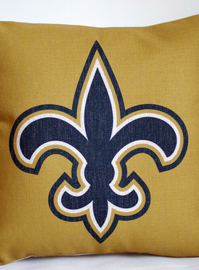 外贸球队新奥尔良圣徒球迷抱枕New Orleans Saints pillowcase