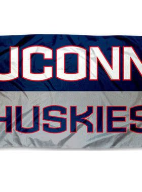 外贸货源康旗帜NCAA UCONN Flag亚马逊WISH EBAY热卖