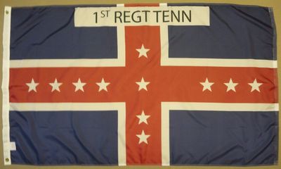 外贸货源1st Tennessee Infantry Reg FLAG亚马逊 WISH EBAY热卖