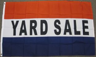 外贸YARD SALE FLAG GARAGE BANNER RUMMAGE Flag亚马逊WISH EBAY