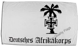 德国非洲军团的旗帜Germany Afrika Korps FLAG亚马逊WISH EBAY热