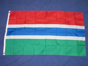 外冈比亚国旗GAMBIA FLAG NATIONAL COUNTRY FLAG亚马逊WISH EBAY