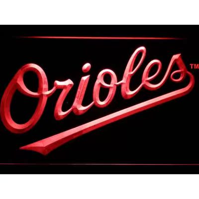 外贸Baltimore Orioles 5 LED Neon Sign巴尔的摩金莺的霓虹灯