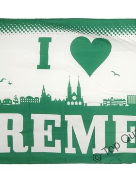 外贸货源Fan I Love Bremen FLAG亚马逊WISH EBAY热卖