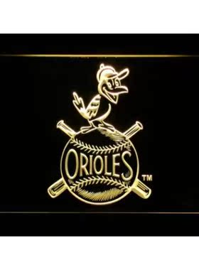 外贸Baltimore Orioles 1954-1965 Neon Sign巴尔的摩金莺的霓虹