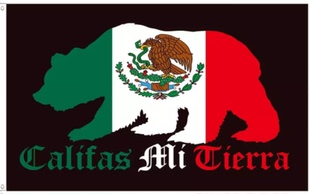 外贸货源Custom Califas Mi Tierra Aztlan Flag亚马逊WISH EBAY