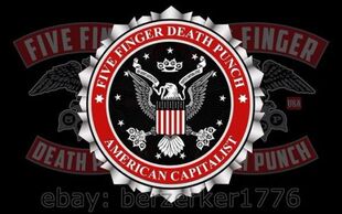 外贸旗帜Five Finger Death Punch American Capitalist FLAG