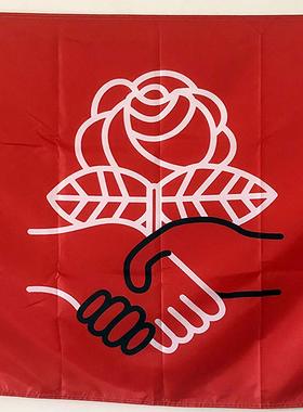 2But Democratic Socialists of America Flag亚马逊 WISH EBAY热