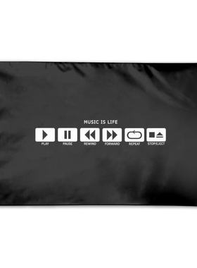 Lazy Life Musical Beats Decorative Home Outdoor Garden Flag