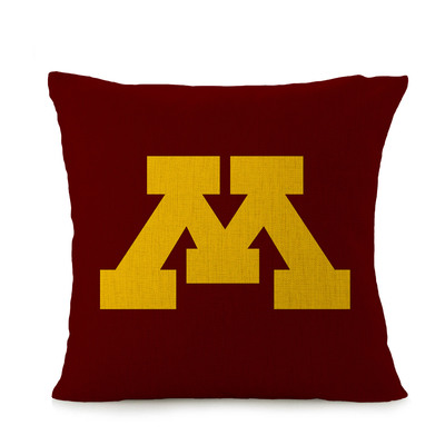 明尼苏达大学曲棍球运动员抱枕Gophers Minnesota pillowcase
