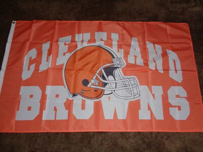 外贸货源克利夫兰布朗NFL Cleveland Browns Flag亚马逊WISH EBAY