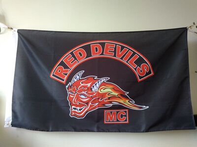 外贸Red Devils MC Holland Motorcycle Club Outlaw Biker FLAG