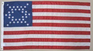 Mine Creek 1864 外贸货源34 Historical U.S. FLAG Star