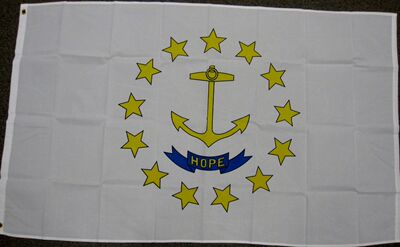 外贸货源罗得岛国旗RHODE ISLAND STATE FLAG亚马逊WISH EBAY热卖
