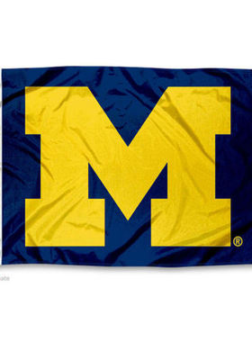 外Michigan Wolverines Jersey Stripes Flag亚马逊WISH EBAY热卖