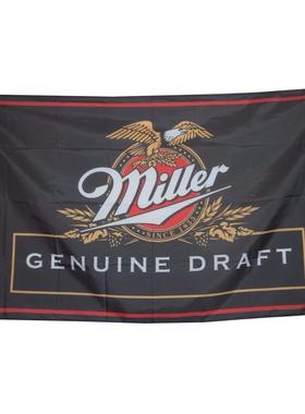 2But Miller genuine Draft Flag Banner 3x5亚马逊WISH EBAY热卖