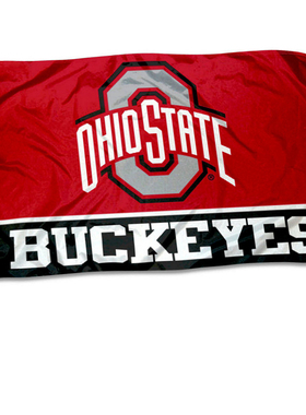外贸货源OSU七叶树OSU Buckeyes Flag亚马逊WISH EBAY热卖
