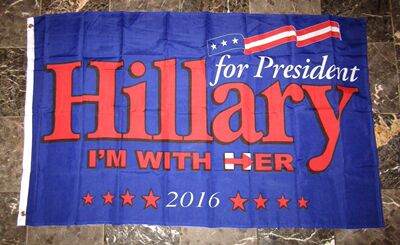 Hillary ClintonFor President I'm With Her2016亚马逊WISH EBAY