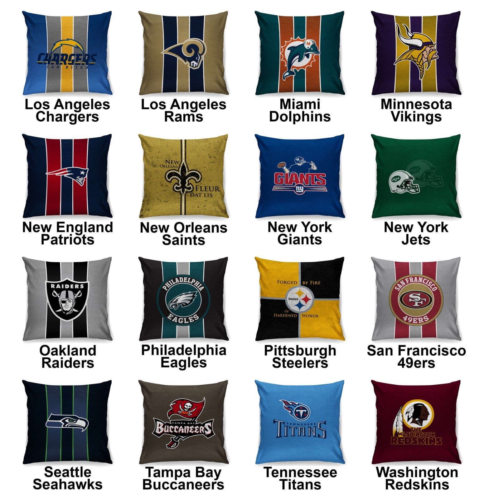 Football Superbowl Variety Team Logo Pillow Case Cover|msdalam kategori sukan/Yoga/kecergasan/bekalan peminat, bola sepak, Lagi Aksesori Rugby - dari Buy2taobao.com untuk memberikan perkhidmatan ejen Taobao profesional membeli