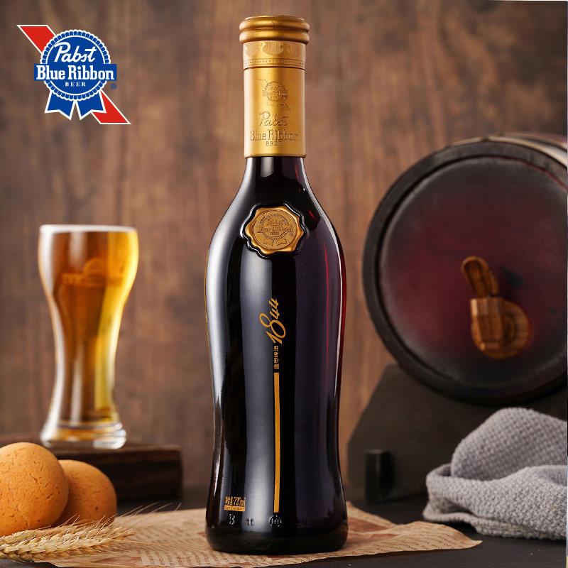 blue ribbon蓝带精酿1844啤酒精酿15度720ml瓶 橡木桶298天发酵