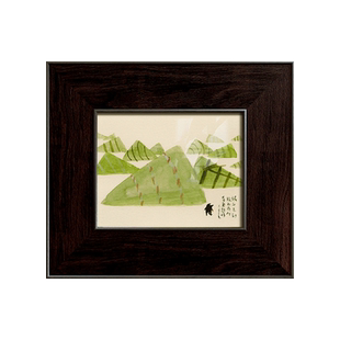 【么么黑联名款】法式奶油风客厅组合装饰画中古玄关柜餐厅壁挂画