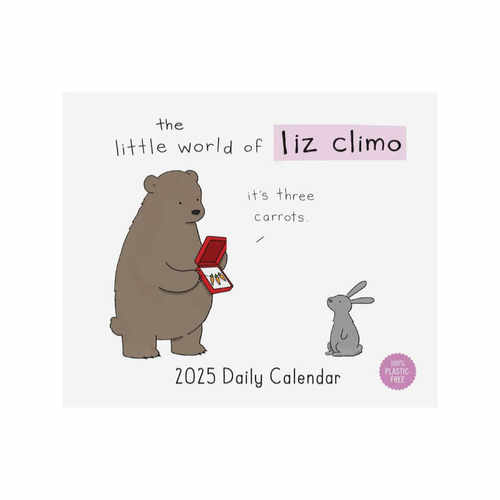 原版现货Liz Climo Daily Calendar2025法国治愈漫画台历新年礼物