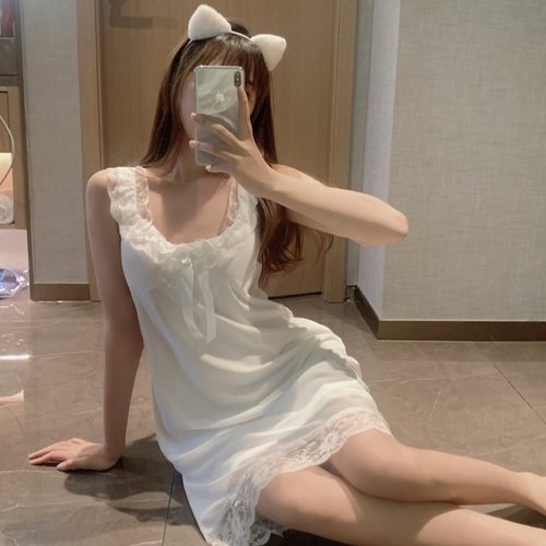睡衣夏季性感吊带裙蕾丝