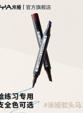 手绘软头马克笔学生初学专用美术