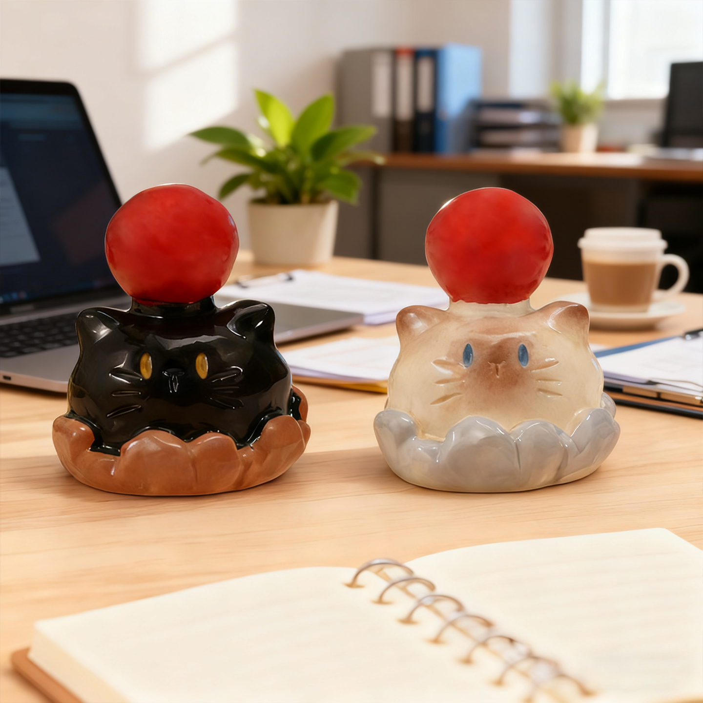 猫猫pai表演艺术家水晶盲盒可爱猫咪手办桌面摆件生日礼物女圣诞